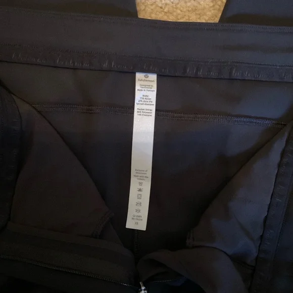 Lululemon Black Dress Pants. Sz. 12 - Picture 4 of 4